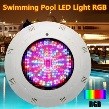 1 Комплект led крушки за басейна капацитет от 12 На 18 W, подводно led светлини с възможността за промяна на цвета RGB IP68 с дистанционно управление (18 W)