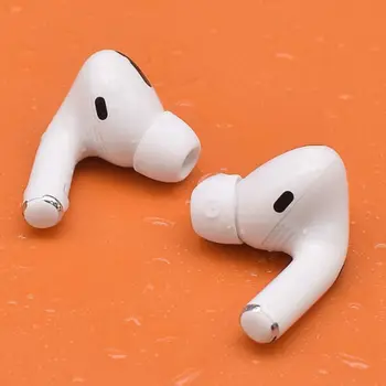 1 чифт меки силиконови ушни притурки, аксесоари за ушни притурки XS/ S / M / L, бели слушалки, ушни втулки за Airpods Pro 1/2
