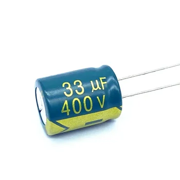 10 бр./лот 33 ICF висока честота на низкоомный 400V 33UF алуминиеви електролитни кондензатори с размери 13*17 400V33UF 20%
