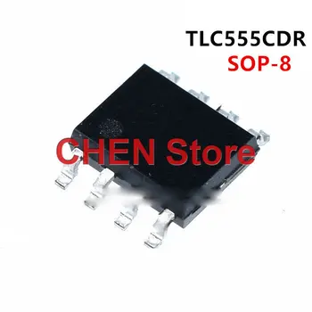 10ШТ НОВ Оригинален TLC555CDR SOP8 TL555C SMD Временна схема на чип за Синхронизация на генератор на Интегралната схема IC