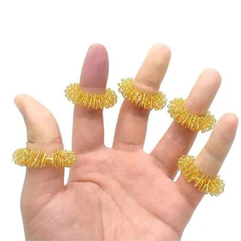 3 БР Heng Шен От въглеродна стоманена тел, Масажисти за облекчаване на стреса, Електростатичен Иглоукалывающие пръстени за пръстите на краката.