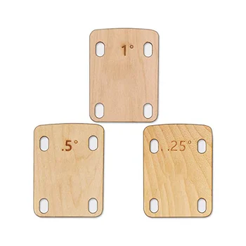 3шт китара накладки за fretboard, от масив явор, защита на китара накладки за fretboard 0,25, 0,5 и 1 градус, инструмент за fretboard за китара