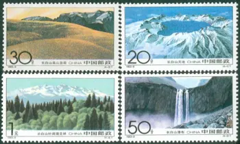 4 бр./компл. Нова марка Поща на Китай 1993-9 Планински марка Чанбай MNH