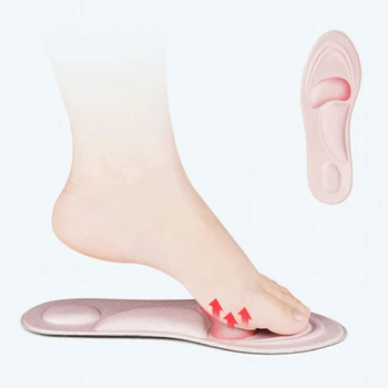 4D Масажни стелки, Мека гъба, Супинатор, Ортопедични вътрешна подплата за крака, обувки на високи токчета, Мъжки и женски на възглавница, стъпалата на Тотнъм.