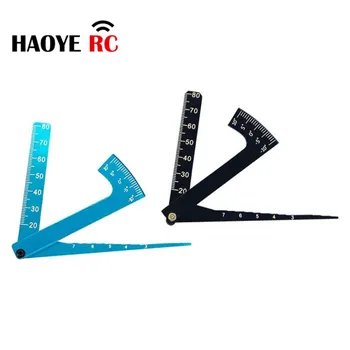 Haoye 1 комплект 3 в 1 алуминиева сензор за раздялата с ЦПУ, измерване на височината диаметър на колелото, радио-управляеми инструменти за товарни автомобили син и черен цвят