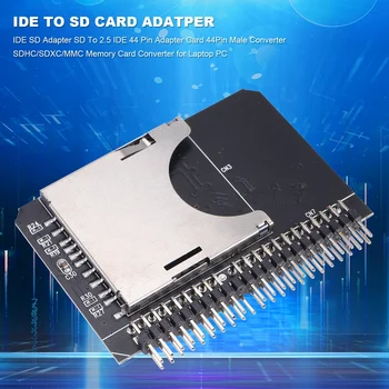 IDE SD Адаптер SD 2.5 IDE 44-Пинов Адаптер За 44-Пинови Конектори SDHC/SDXC/MMC Конвертор за Карти Памет За Преносими КОМПЮТРИ