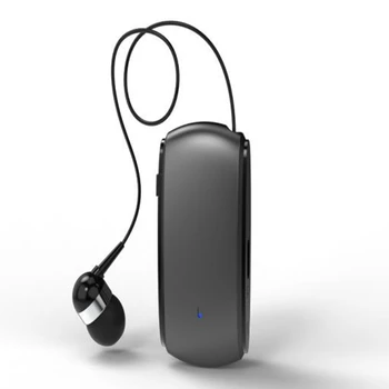 K68 Bluetooth Слушалка Lavalier Прибиращ се Подключаемая карта С Едно Ухо богат на функции Зажимная Слушалки за MP3 Плейър