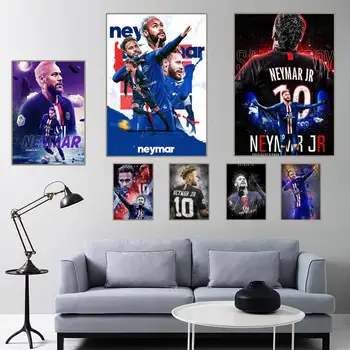 N-Neymar Football Da S-Silvas ПЛАКАТ Подарък Начало Декор Картина за Хол Спалня Малка