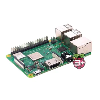 Raspberry Pi 3 модел B +, трето поколение Pi A с 64-битов четырехъядерным процесор ARM Cortex-а a53 с честота 1,4 Ghz