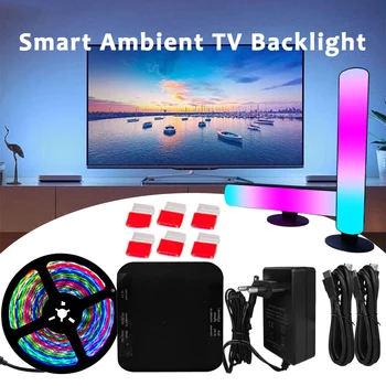 Smart Ambient TV Led подсветка, HDMI 2.0 Скоростна синхронизация устройства Адресуемый Монитор на КОМПЮТЪР WS2811 Комплект led подсветка RGB за ТВ Видео PS4 XBOX