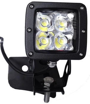 SXMA A03 A Скоба багажник за led работния светлина, Комплект за закрепване на led работния светлина на предното стъкло за Jeep Wrangler JK 07-17