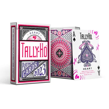Tally-Ho Circle Back Сърце Игра на карти, Колода Карти, игри с Фокуси