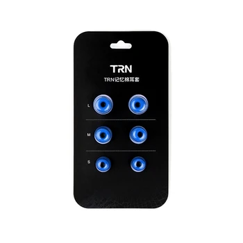 TRN 3 Чифта Слушалки От пяна с памет ефект ушите За Усилване на ниските честоти и Тапи за уши с бавен отскок, с Диаметър 4,5-5 мм