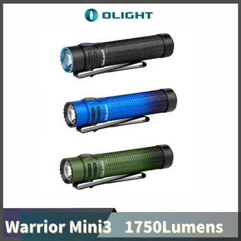 Акумулаторна тактически фенер Olight Warrior Mini 3 капацитет 1750 лумена MCC3 с магнитен 100-дневен максимален срок на служба EDC Troch Light