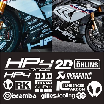 За BMW S1000RR Етикети за мотоциклети Странична защита на резервоара Тампон Емблемата на HP2 HP4 R 1250 GS S1000XR
