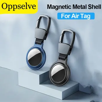 За предпазване от падане метален етикет с магнитна чрез адсорбция, калъф за Apple Tracker, защитен ключодържател, чанта за търсене въздушна етикети