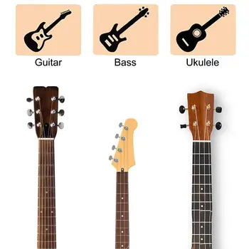 Закачалка за китара Метална кука за Монтиране на стена китара с дървена основа За надеждно окачване на акустични на електрически китари, бас-китари ukulele