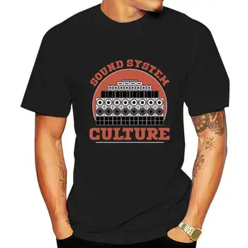 Звукова СИСТЕМА, култура, ямайски реге, СКА, музика, диджеи, мъжки t-shirt