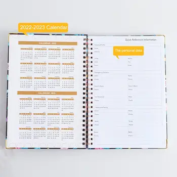 Календар Record Хартия 2023 Английската версия на ежедневника Notebook за всеки ден