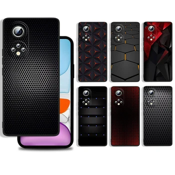 Калъф от Въглеродни Влакна За Huawei P50 P40 P30 P20 Lite 5G Nova Plus 9 SE Pro 5T Y9S Y9 Prime Черен Калъф За вашия Телефон