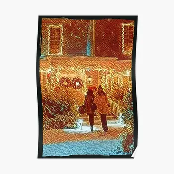 Коледа в Stars Hollow Декорация на вашия постер Принт на Арт Художествена стая Забавен модерен декор Реколта стенни картини за дома и Без рамка