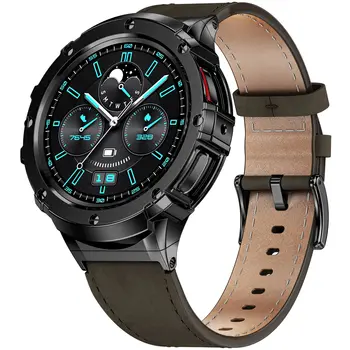 Корпус от неръждаема стомана + кожена каишка за Samsung Galaxy Watch 5 pro 45 mm Метална защитна броня-гривна Samsung Watch 5 band pro