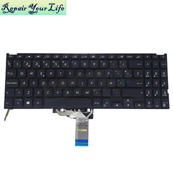Латино-испанска клавиатура с подсветка за ASUS VivoBook X509 X509FA X509FB X509FJ X509FL X509DA X509BA X509MA X509JA LA Keyboard Нова