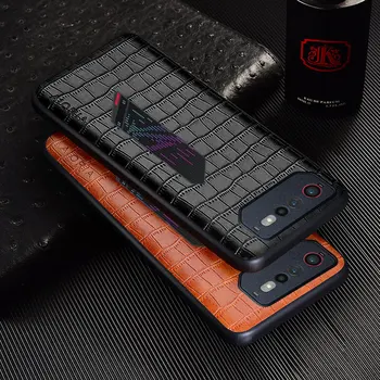 Луксозен Кожен Калъф За Asus ROG Phone 6 6D Premium ПУ Slim Fit Дизайн, Защитна делото от Надраскване за rog phone case 6