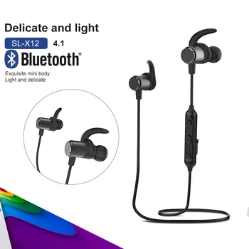 Магнитна адсорбция Безжична Bluetooth 4.1 ушите Спортни слушалки стереонаушник Fone De Ouvido за iPhone Samsung
