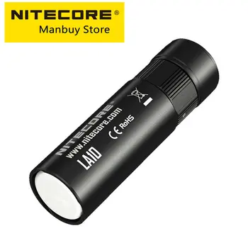 Мини фенер NITECORE LA10 за къмпинг, led уличен фенер, акумулаторна лампа, фенер, захранван от една батерия тип АА, преносимо осветление