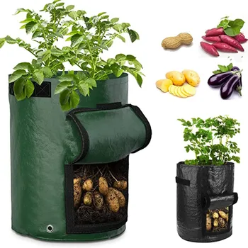 Найлонова торба за засаждане на картофи, чанта за отглеждане на картофи, чанта за отглеждане на зеленчуци, чанта за отглеждане, кофа, чанта за засаждане на зеленчуци, чанта за красота