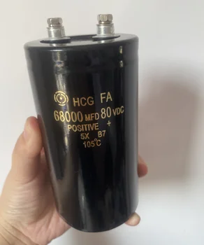 Нов оригинален винт електролитни кондензатори 80V 68000UF 65x120 мм за инвертор