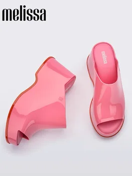 Обувки Melissa, новост 2024 г., дамски сандали на висок ток, желейные обувки Melissa, женски обикновена сандали, дамски обувки желейные