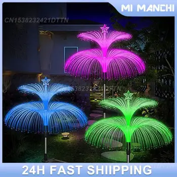 Осветление за тревата, еднослоен / двуслойни творчески слънчеви led градински фенери, външни слънчеви led медузные светлини, Ip65, Медузные градински фенери