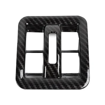 Панел бутон за включване на прозореца на таблото за Wrangler JK 2011-2017 Аксесоари за интериора, ABS Въглеродни влакна