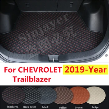 Подложка в багажника на колата SJ, изработени по поръчка за CHEVROLET Trailblazer 2019 ГОДИНА на Издаване, водоустойчив Авто заден багажник, карго подложка за килима, протектор