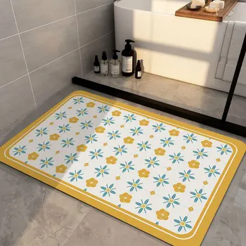 Подложка за пода, баня, бързо съхнене, прага, ръчно пране, противоскользящий килим-килим