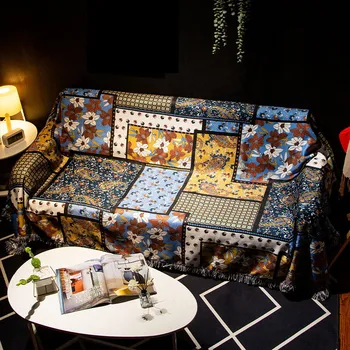 Покривка за дивана в етнически стил с дигитален печат, кърпа за дивана, извън къщата, богемное декоративно водонепроницаемое покривка за легло в ретро стил