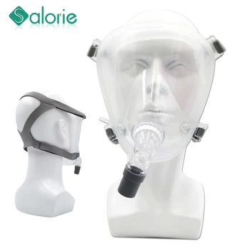 Полнолицевые маска CPAP - набор от сменяеми капаци за устата и носа, която включва шапки, аксесоари за дихателния апарат при сънна апнея