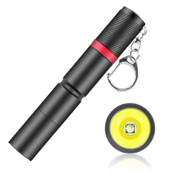Преносима писалка-ключодържател Мини-фенерче в Джоба led скоба за писалки, Led фенерче, Ръчен фенер Използва батерията AAA