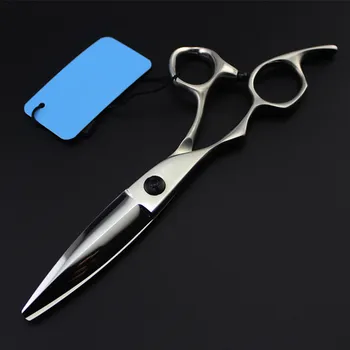 Професионални японски ножици от стомана 440c 6 инча за лявата ръка, ножица за подстригване на коса, филировочные фризьорски ножици, фризьорски ножици,