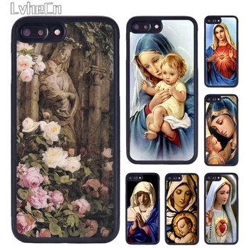 Светата Майка на Дева Мария Кристиан Калъф За Телефон iPhone 14 15 13 12 Mini XR XS Max Калъф За Apple 11 Pro Max 8 7 Plus SE2020