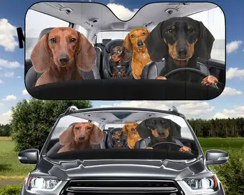 Семейство Такси, Любители на Кучета, сенника На Предното Стъкло на автомобила