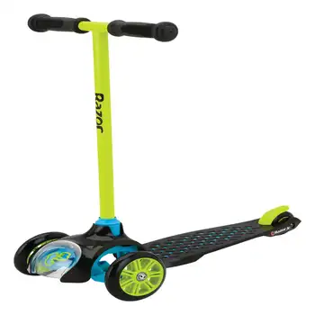 Скутер T3 Kick, зелен - за деца от 3 години и за шофьори с тегло до 48 килограма
