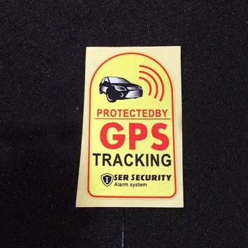 Стикер за сигурност на мотора 7 * 4 см, защитен от GPS проследяване, етикети за защита от кражба на мотоциклети, водоустойчиви стикери за автомобили, оформление на автомобила