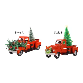 Украса за ферма камион, Коледен декор за камиони за приятелите и семействата на масата