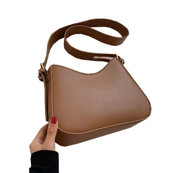 Чанта през рамо от изкуствена кожа, водоустойчива чанта-месинджър за жени